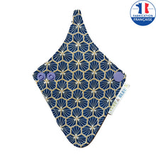 Charger l'image dans la galerie, Protège-string lavable tissu bleu foncé