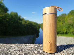 Gourde isotherme qui garde le chaud et le froid en inox, sans bpa