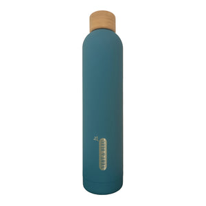 Gourde isotherme inox bleue