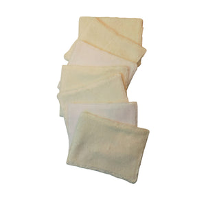 Lot de lingettes lavables bébé