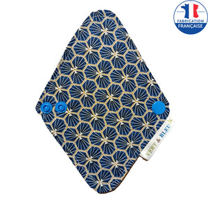 Protège-slip tissu bleu foncé