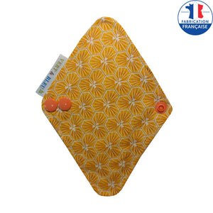 Protège-slip lavable en tissu orange