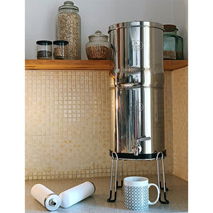 Purificateur d'eau inox par gravité sans électricité pour la maison
