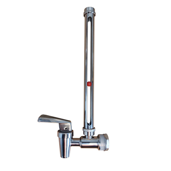 Robinet de niveau inox pour filtre à eau