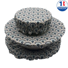 Charger l&#39;image dans la galerie, Lot de 3 couvre-plats en tissu aux motifs de pan dans les tons clairs