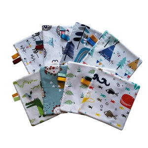 Lot de 8 lingettes lavables en coton pour bébé et enfant