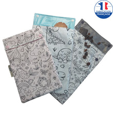 Charger l&#39;image dans la galerie, Lot de 3 pochettes à goûter à colorier